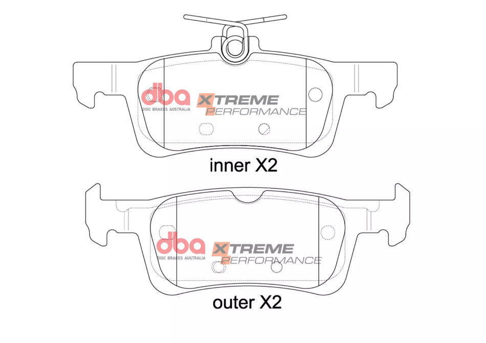 DBA Brake Pads Xtreme Performance DB15129XP