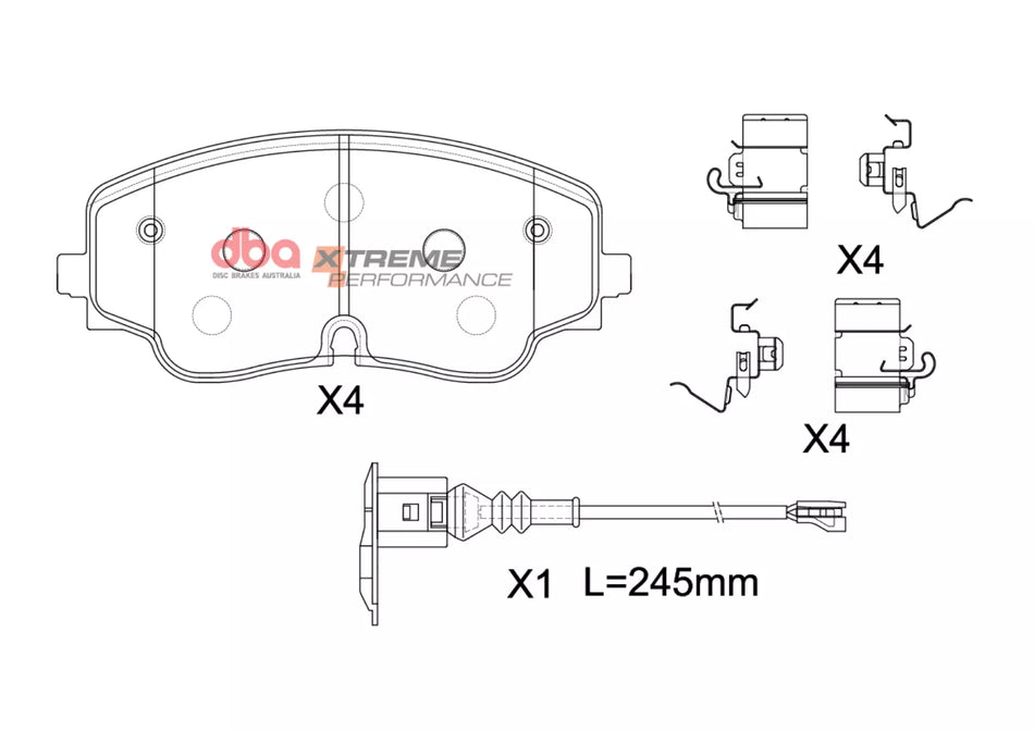 DBA Brake Pads Xtreme Performance DB15271XP