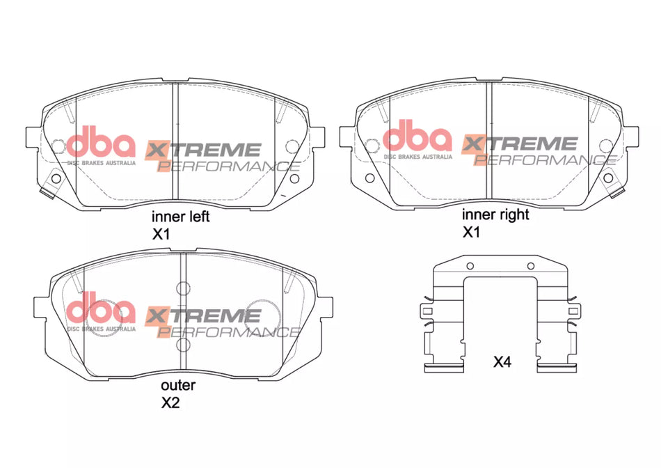 DBA Brake Pads Xtreme Performance DB2174XP