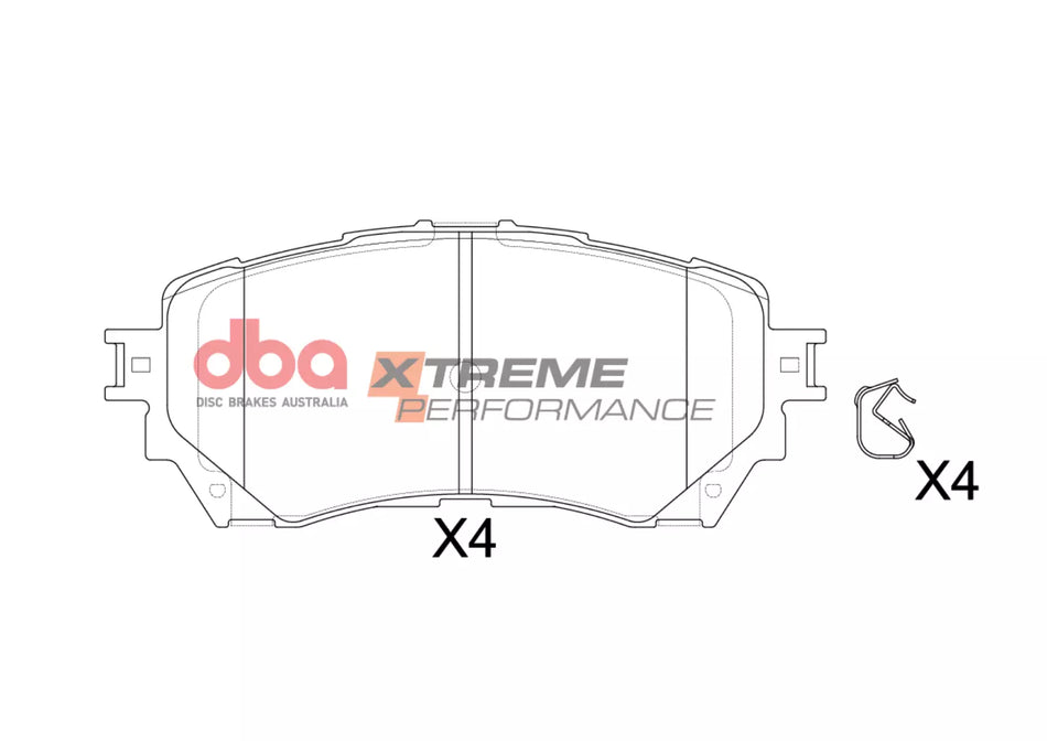 DBA Brake Pads Xtreme Performance DB2293XP