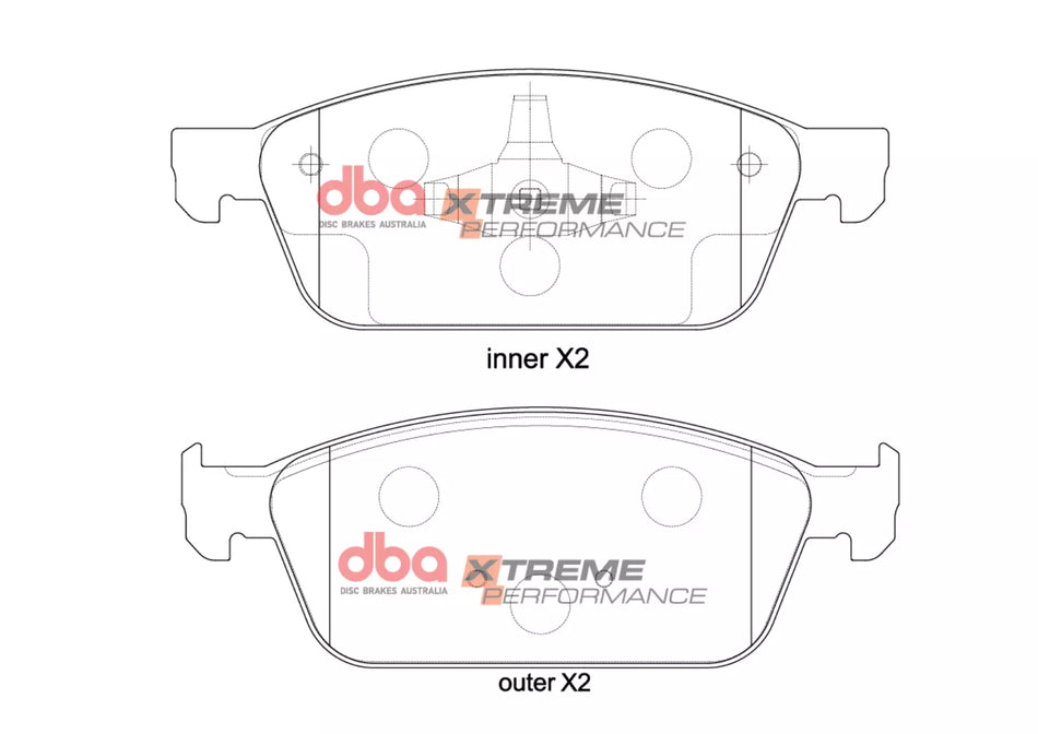 DBA Brake Pads Xtreme Performance DB2353XP