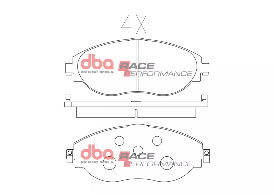 DBA Brake Pads Race Performance DB8849RP