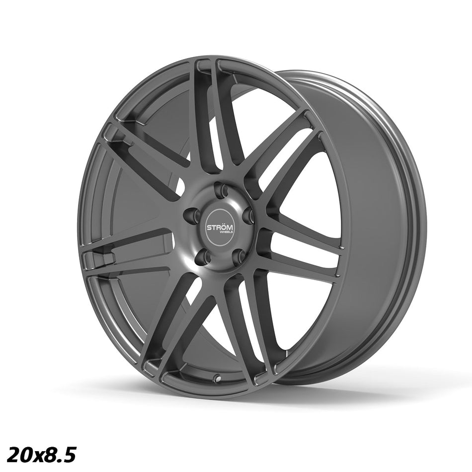 STR3 Alloy Wheel – 20x8.5 ET35 5x120 CB72.6 Gloss Gun Metal