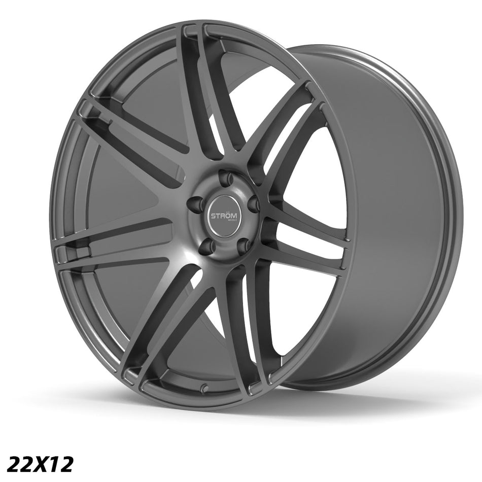 STR3 Alloy Wheel – 22x12 ET35 5x120 CB74.1 Gloss Gun Metal