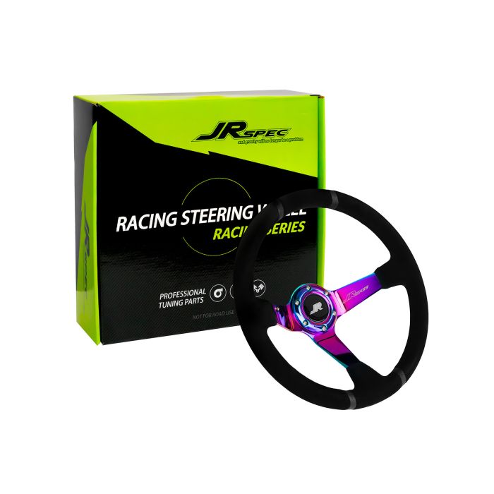 JRspec sports steering wheel 350mm diameter 80mm offset