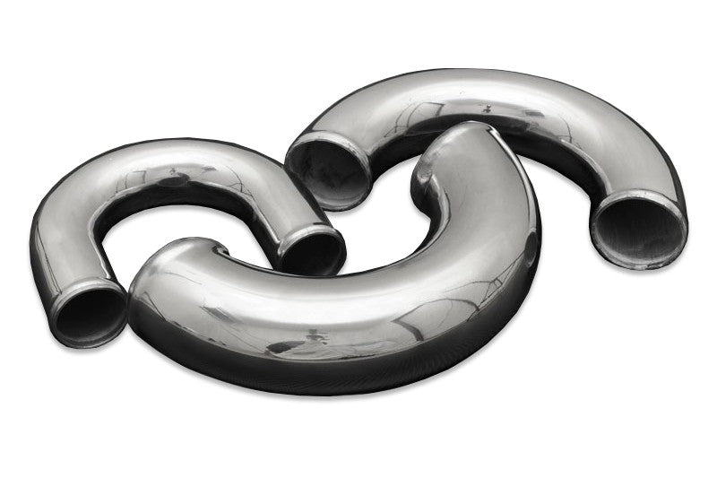 Aluminum elbow 180' 80mm, 30cm