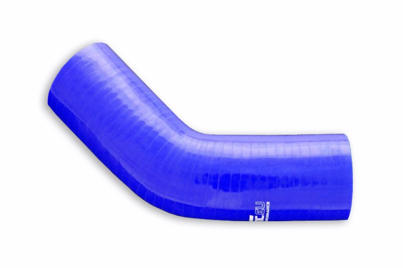 Silicone elbow 45' 83mm Blue