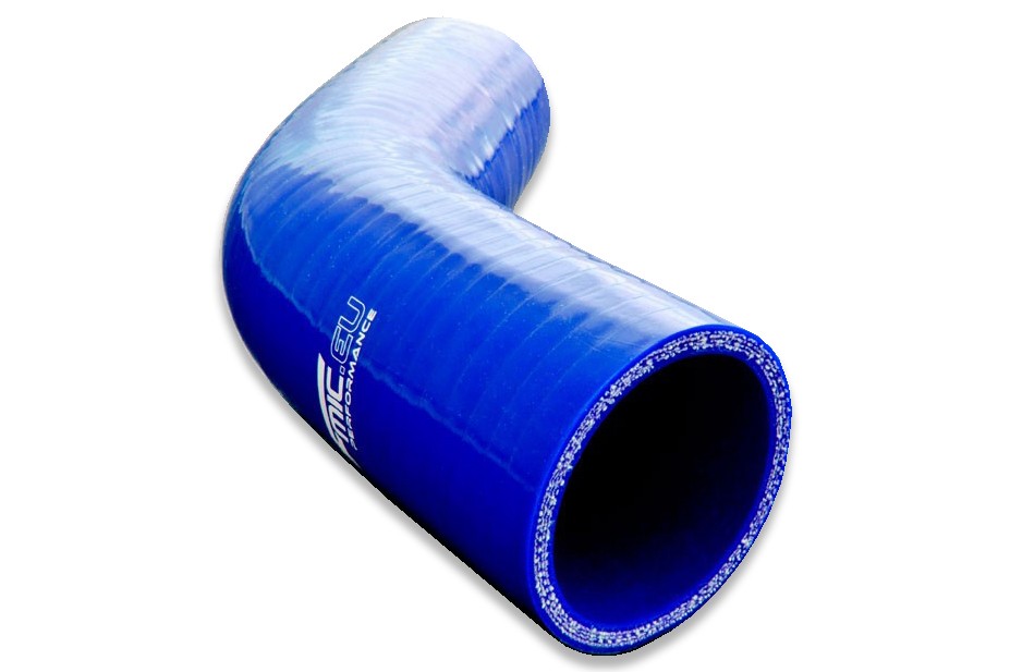 Silicone elbow 45' 83mm Blue