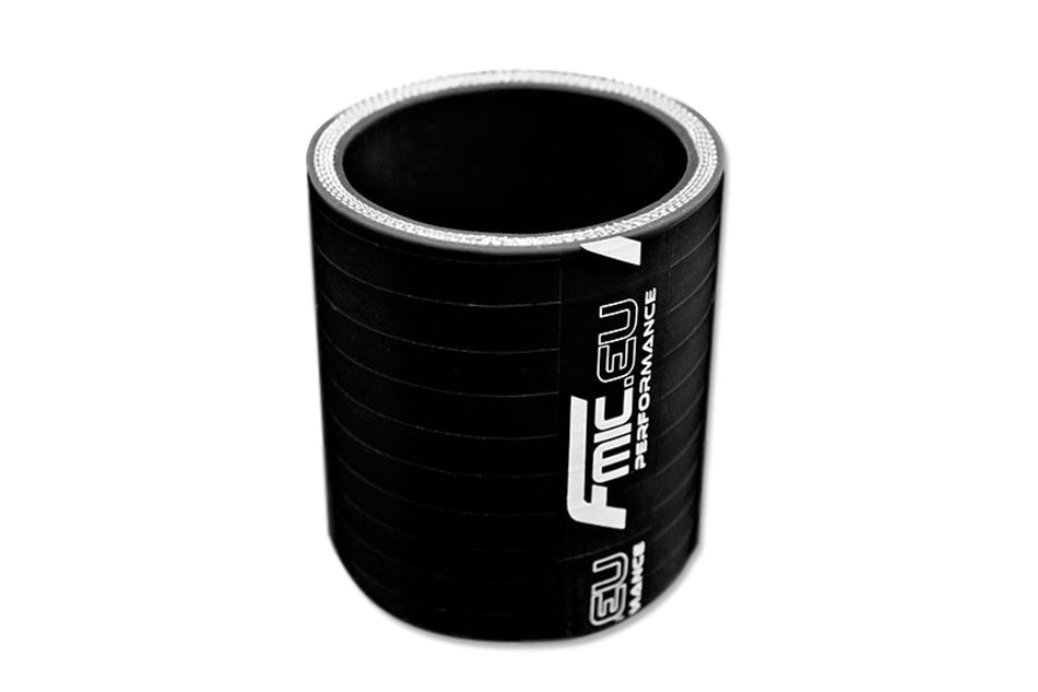 Straight silicone Coupler 102mm Black 25cm