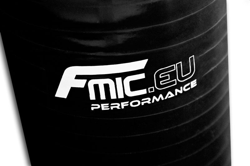 Straight silicone Coupler 6,5mm Black 30cm
