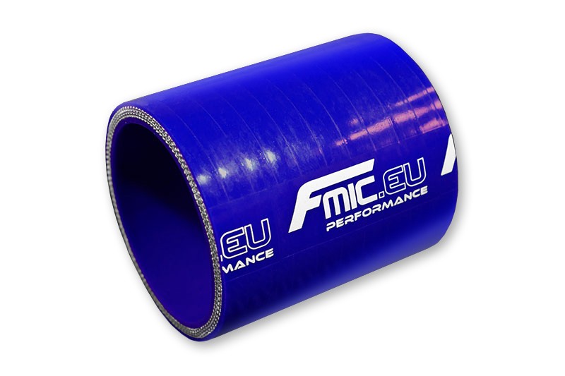 Straight silicone Coupler 89mm Blue 50cm