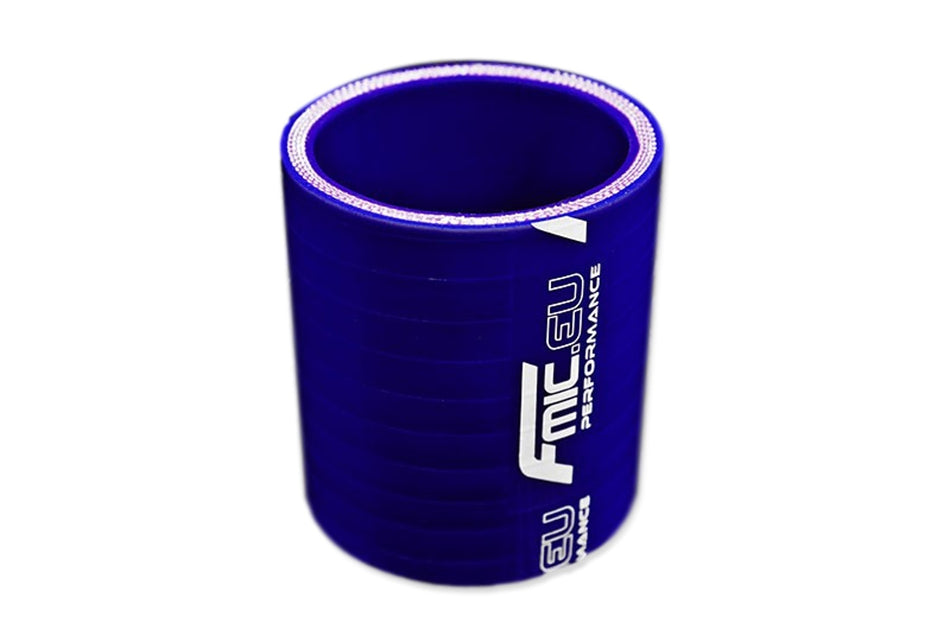 Straight silicone Coupler 8mm Blue standard 7,6cm