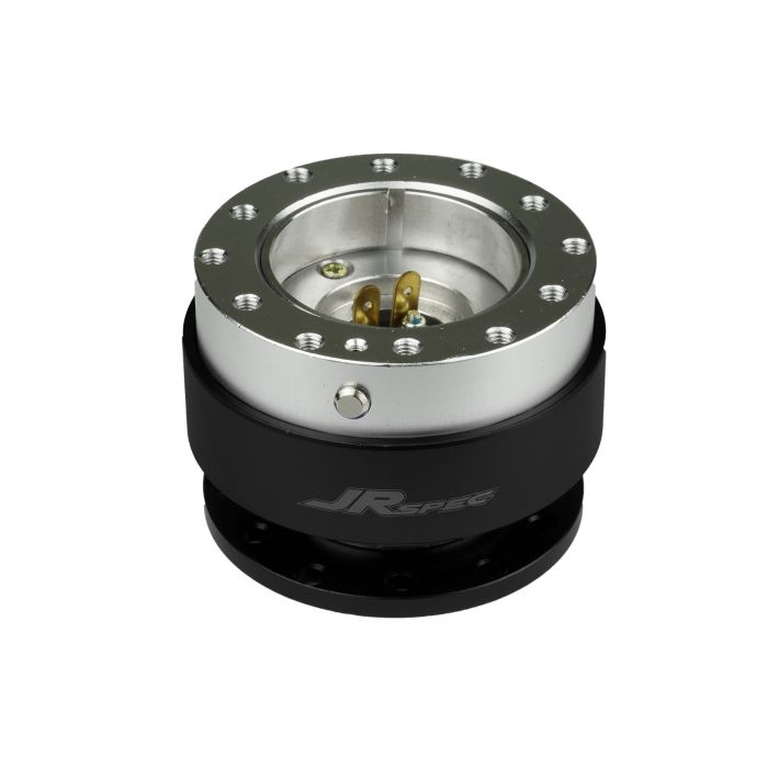 JRspec steering wheel quick release hub Black