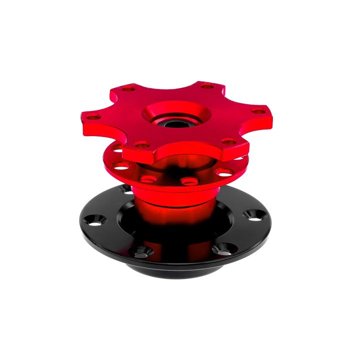 JRspec steering wheel quick release hub Red