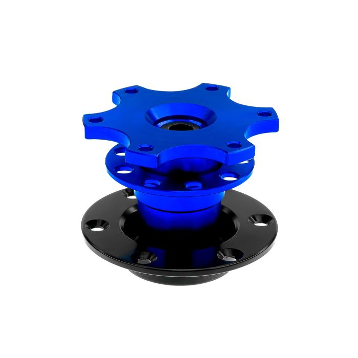 JRspec steering wheel quick release hub Blue
