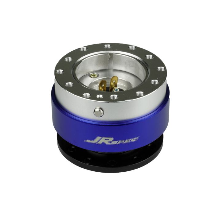 JRspec steering wheel quick release hub Blue