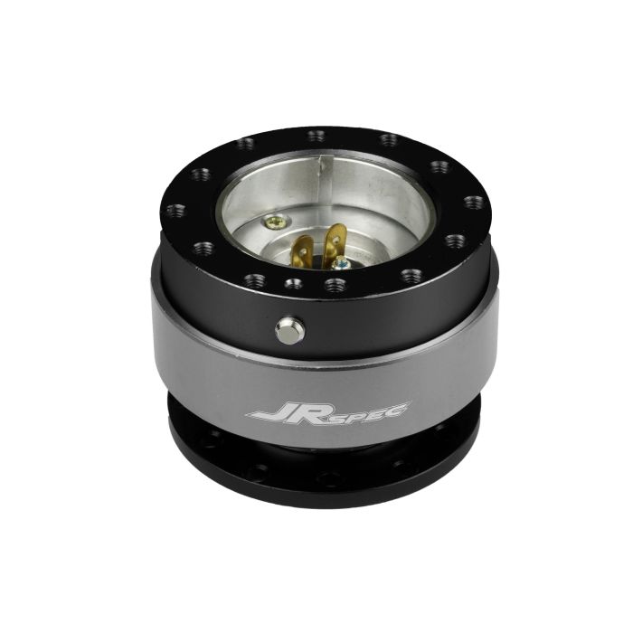 JRspec steering wheel quick release hub Silver