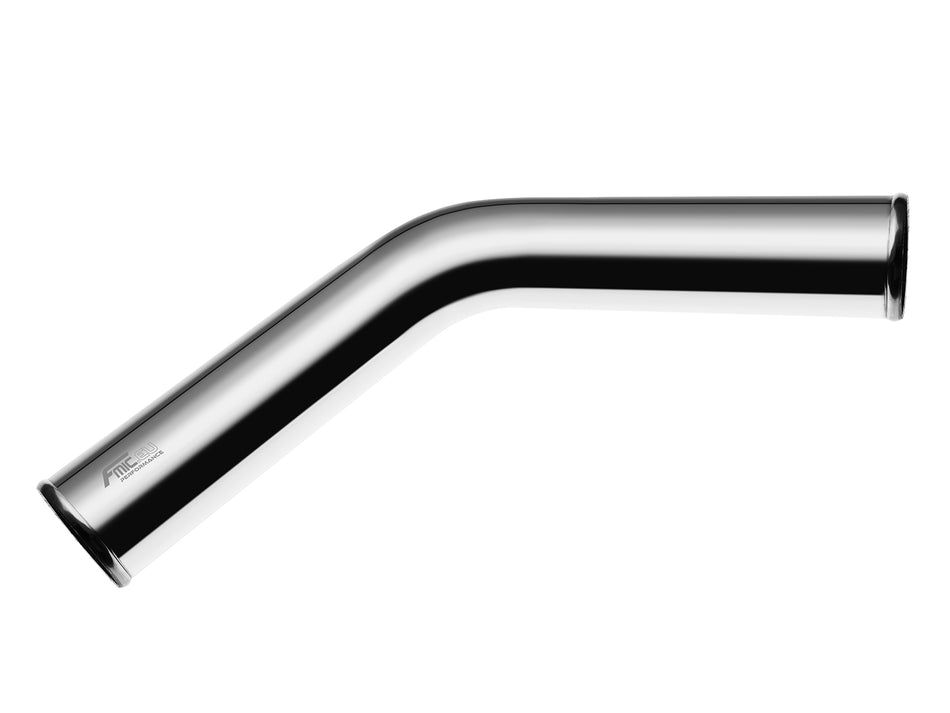 Aluminum elbow 45' 60mm, 60cm