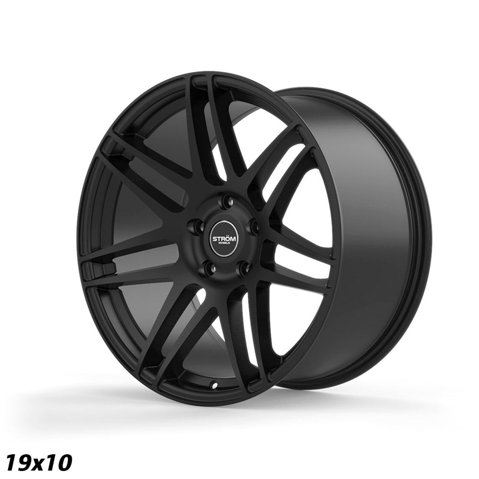 STR3 Alloy Wheel – 19x10 ET42 5x120 CB72.6 Full Satin Black