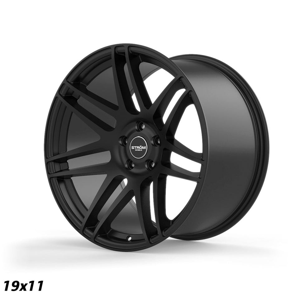 STR3 Alloy Wheel – 19x11 ET22 5x120 CB72.6 Full Satin Black