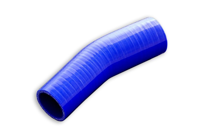 Silicone Reducer elbow 23' 32/38mm Blue
