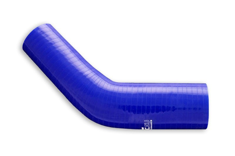 Silicone reducer elbow 45' 30/32mm Blue