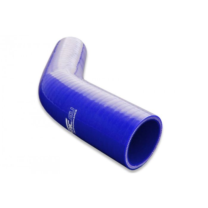 Silicone reducer elbow 45' 45/76mm Blue