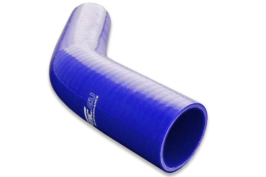 Silicone Reducer elbow 45' 76/80mm Blue