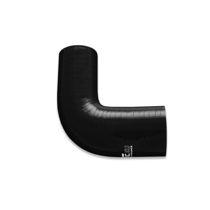 Silicone reducer elbow 90' 48/70mm Black