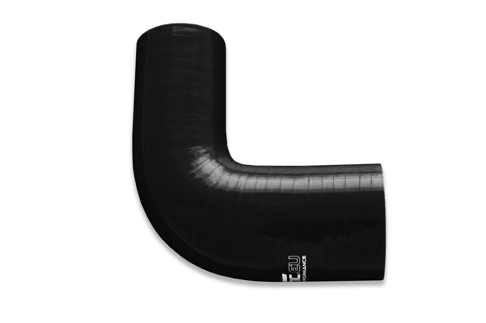 Silicone Reducer elbow 90' 51/76mm Black