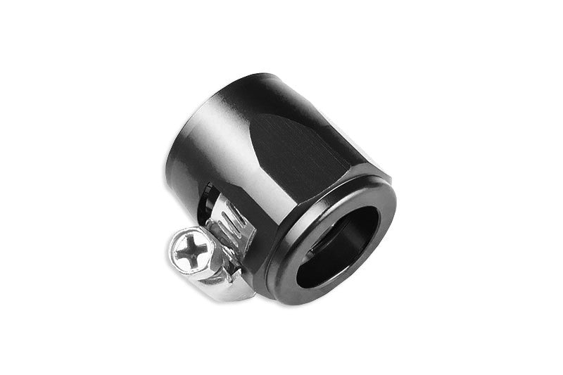 AN -10 AN10 20mm rubber hose end finisher twisted jubilee clip Black