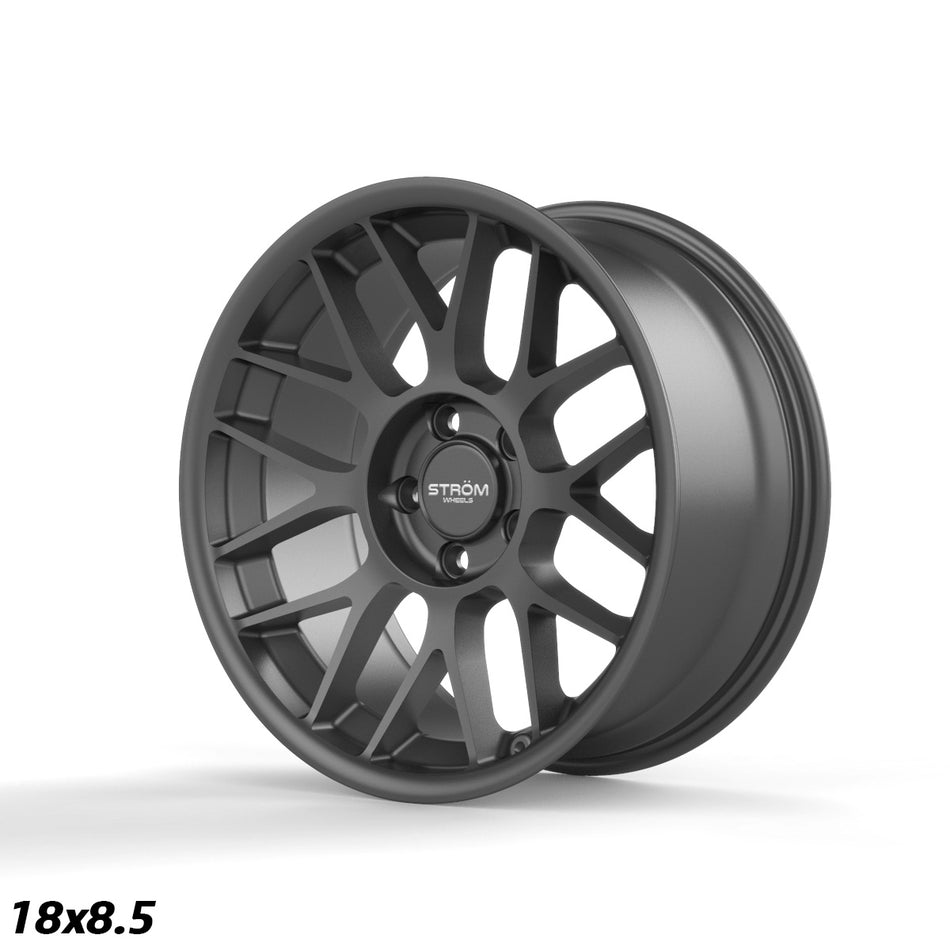 STR2 Alloy Wheel – 18x8.5 ET20 5x120 CB72.6 Satin Gun Metal