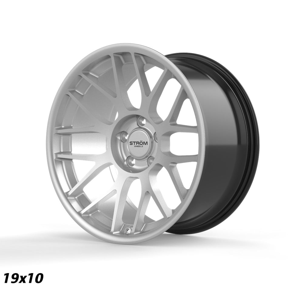 STR2 Alloy Wheel – 19x10 ET22 5x120 CB72.6 Quartz Silver