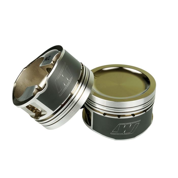 Engine pistons Wiseco, BMW E46 M54B30 untilluble Vanos 3.0L (84.50mm) +0.50mm, 9.0:1 CR