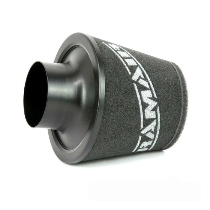 Universal Neck Black Large Aluminium Base Cone Filter Ramair JS-109-BK 102mm