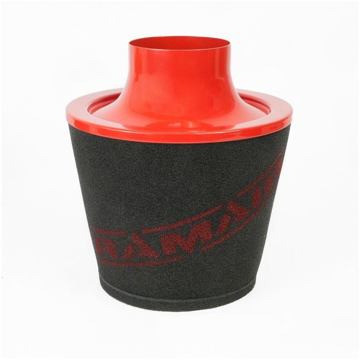 Universal Neck Black Large Aluminium Base Cone Filter Ramair JS-109-RD 102mm