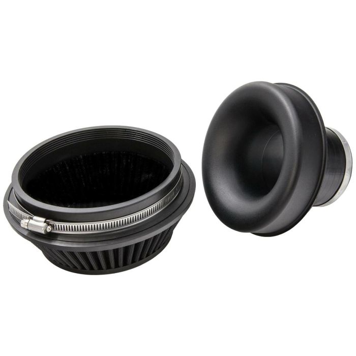 PRORAM PR-CC-193-150-VS-90 89mm ID Neck Small Cone Air Filter with velocity stack
