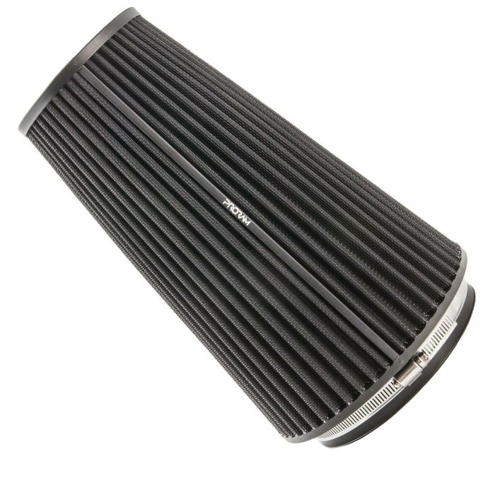 PRORAM PR-CC-196-150-VS-90 89mm ID Neck Extra Large Cone Air Filter with velocity stack