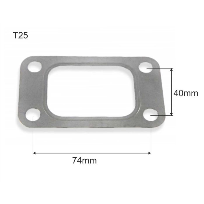 Turbo gasket flange T25