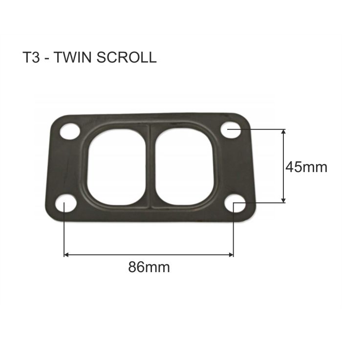T3 Twin Scroll Gasket