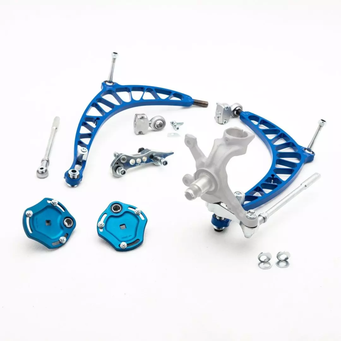 BMW E46 E46M Front Long Trail Drift Angle Lock Kit V2 Wisefab